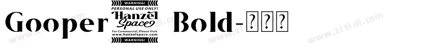 Gooper7 Bold字体转换